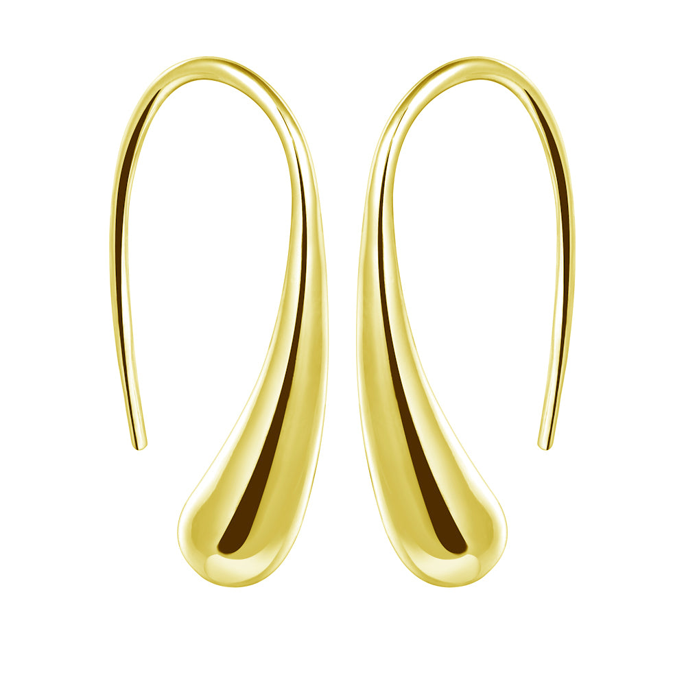 Classic Teardrop Waterhook Drop  Earring